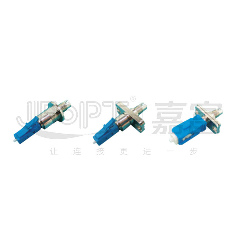 Special E2000 DIN Hybrid Fiber Optic Adapter Female To Male Transfer Connector Type