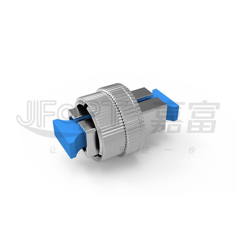 Flanged Type Variable Fiber Attenuator LC SC FC Turning Adjustable Screw 0-30dB