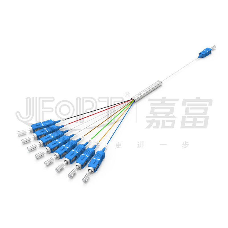 Mini Module PLC Optical Splitter Steel Tube Enclosure Compact Structure High / Low Temperature Aging Test