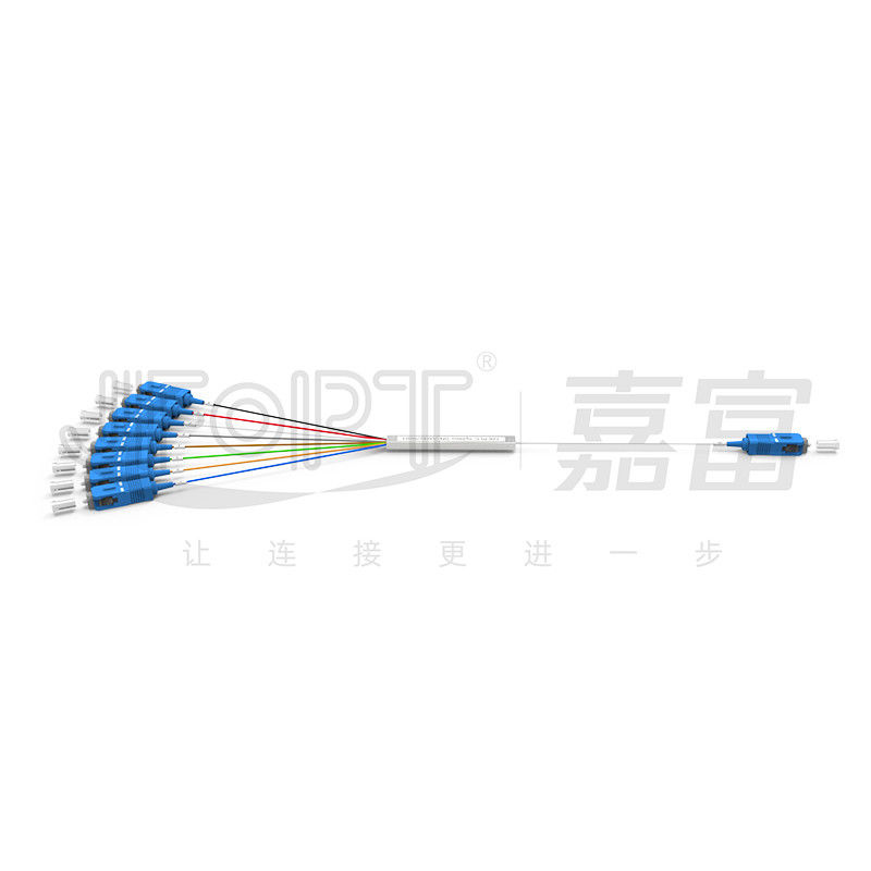 Mini Module PLC Optical Splitter Steel Tube Enclosure Compact Structure High / Low Temperature Aging Test