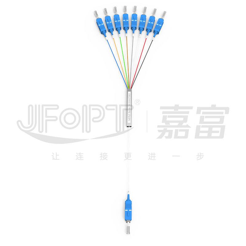Mini Module PLC Optical Splitter Steel Tube Enclosure Compact Structure High / Low Temperature Aging Test