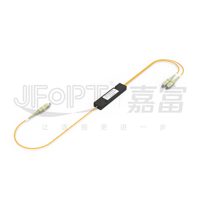 FBT Multimode Fiber Optical Splitter Fused Biconical Taper Splitter Corrosion Process High Stability