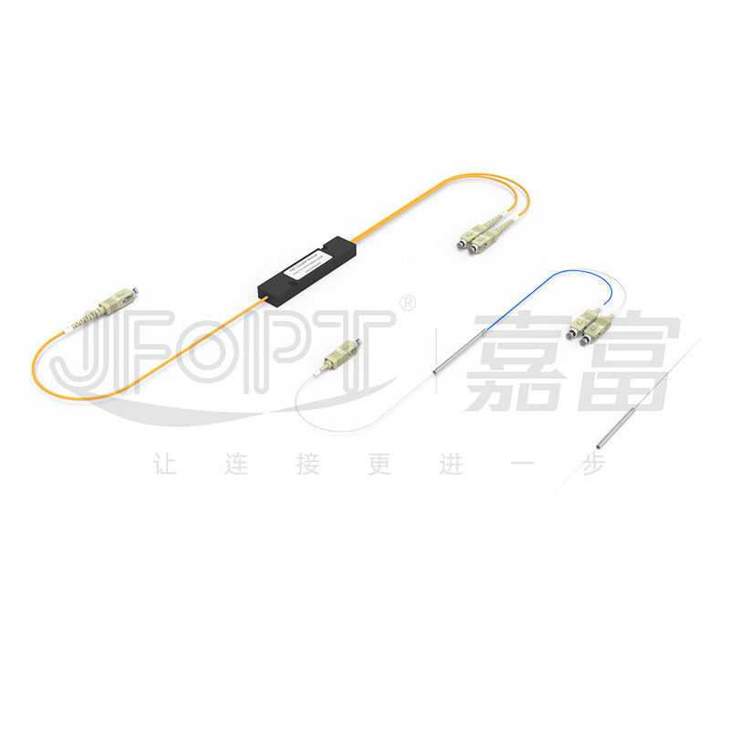 FBT Multimode Fiber Optical Splitter Fused Biconical Taper Splitter Corrosion Process High Stability