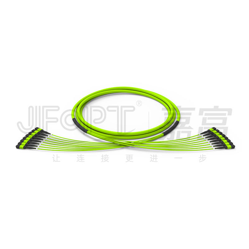 96 Cores 12 Fibers MPO Fiber Jumper 8 Units OM5 50/125 Multimode High Bandwidth
