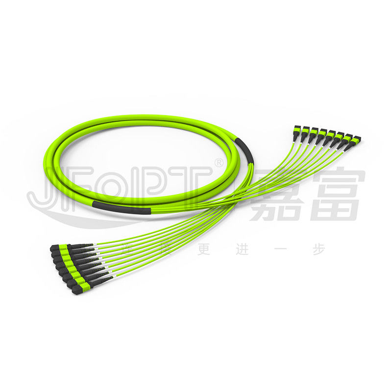 96 Cores 12 Fibers MPO Fiber Jumper 8 Units OM5 50/125 Multimode High Bandwidth
