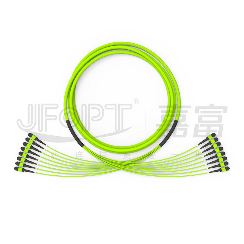 96 Cores 12 Fibers MPO Fiber Jumper 8 Units OM5 50/125 Multimode High Bandwidth