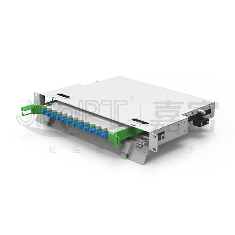 1U 12 Core SC/FC Rack Mount Fiber Patch Panel Standard 19 Inch Fiber Optic ODF