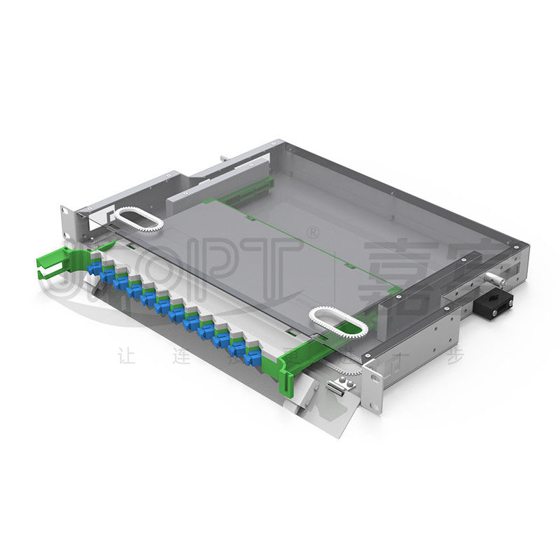 1U 12 Core SC/FC Rack Mount Fiber Patch Panel Standard 19 Inch Fiber Optic ODF
