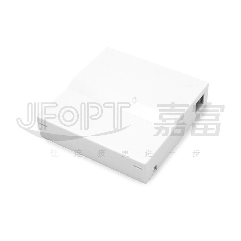 86*86 Fiber Optic Cable Termination Box Bottom Mounting 1 Core Plastic Access Box