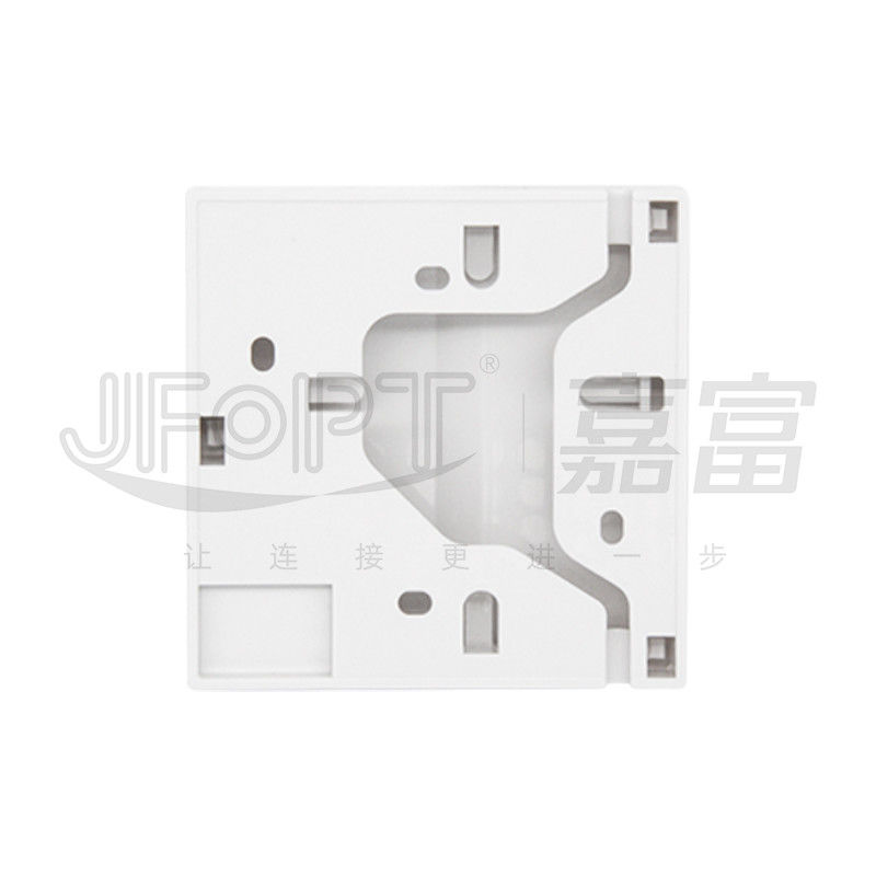 86*86 Fiber Optic Cable Termination Box Bottom Mounting 1 Core Plastic Access Box