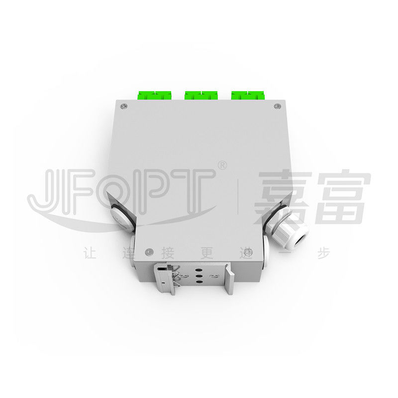 CATV DIN Rail Fiber Optic Termination Box 2-24 Cores Double Layer
