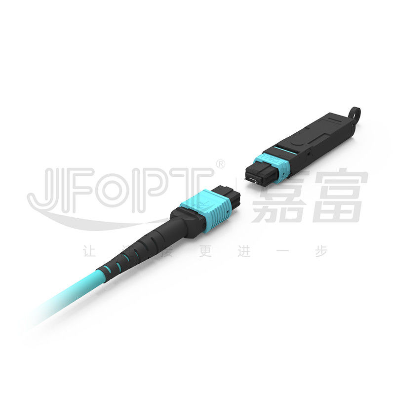 Single Mode MTP Patch Cable 12 Core 6 Channel Fiber Optic Loopback Adapter