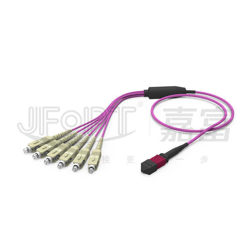 MPO-SC MPO Breakout Cable 6 Cores 8 Cores 12 Cores SC Branch Optical Fiber Jumper