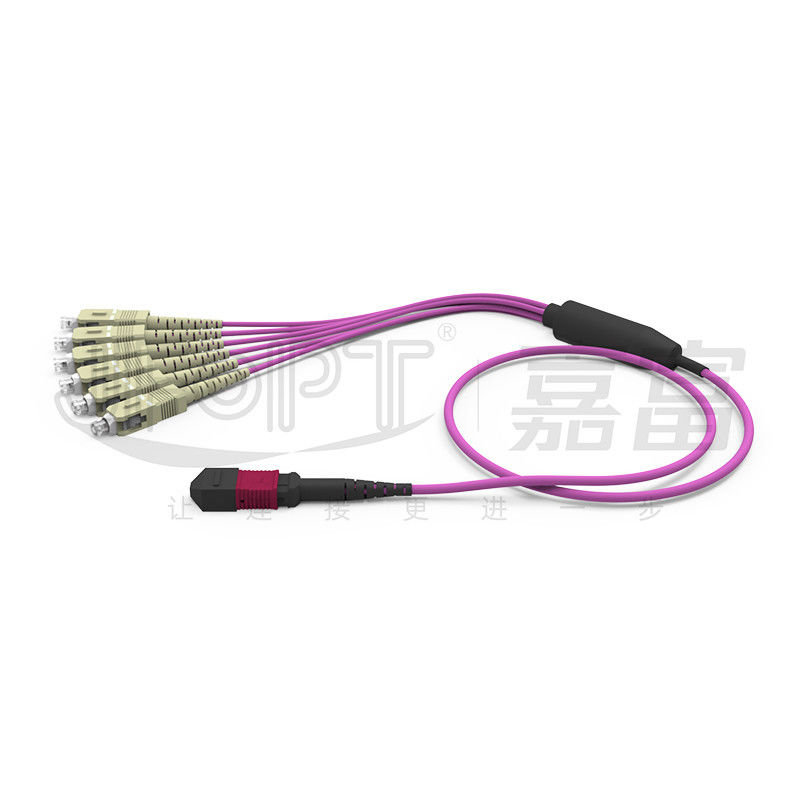 MPO-SC MPO Breakout Cable 6 Cores 8 Cores 12 Cores SC Branch Optical Fiber Jumper