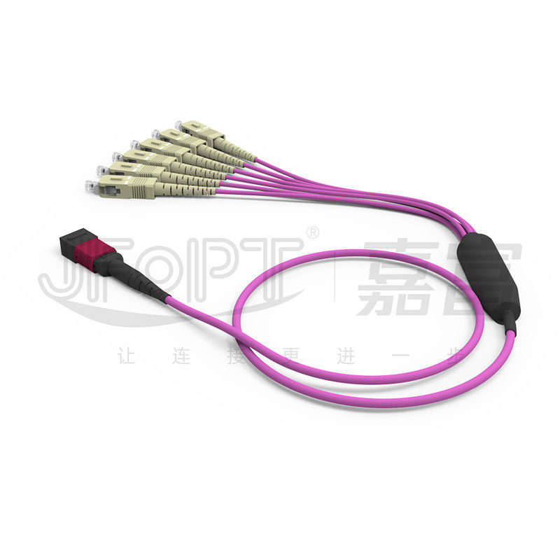 MPO-SC MPO Breakout Cable 6 Cores 8 Cores 12 Cores SC Branch Optical Fiber Jumper
