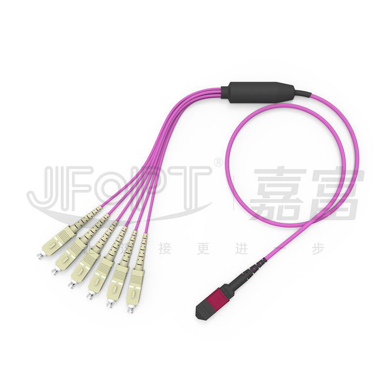 MPO-SC MPO Breakout Cable 6 Cores 8 Cores 12 Cores SC Branch Optical Fiber Jumper
