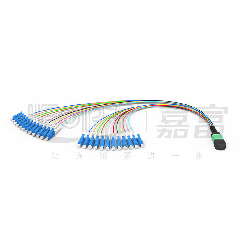 MTP-LC 0.9mm Branching MTP MPO Fiber Patch Cord For Termination Box