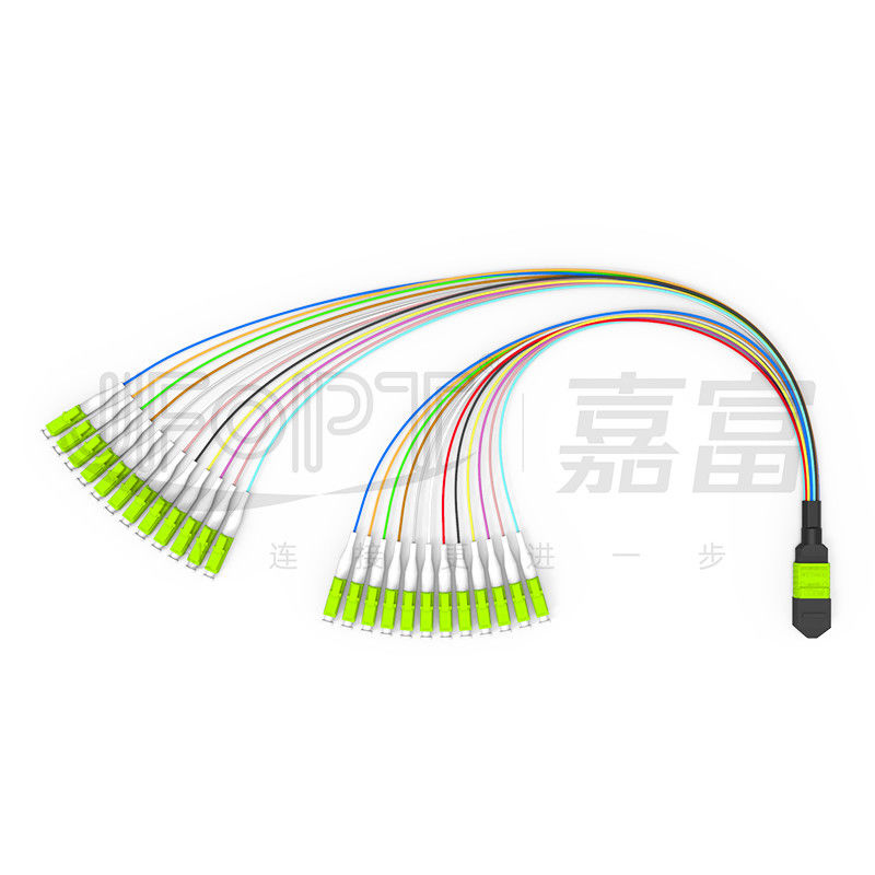 MTP-LC 0.9mm Branching MTP MPO Fiber Patch Cord For Termination Box