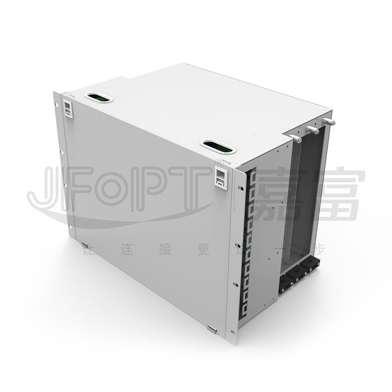 7.5U Rack Mount Fiber Patch Panel 144 Core SC SX / FC SX ODF Fiber Distribution Box 300mm Depth