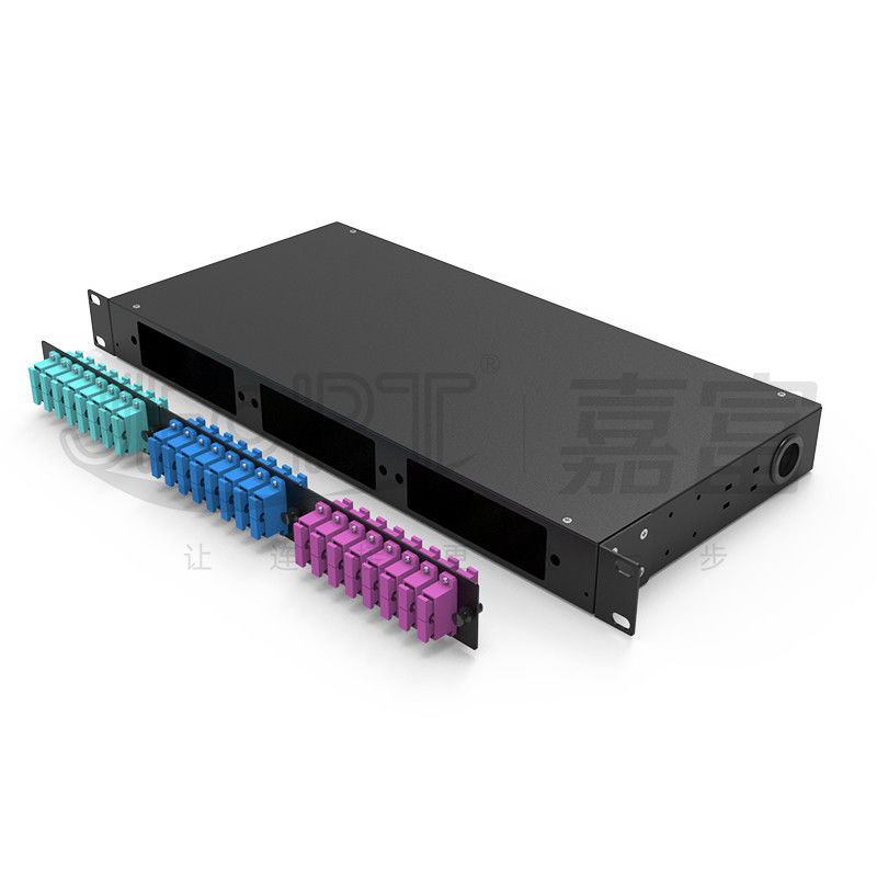 Fixed Fiber Distribution Box 1U 48 Core SC DX Single Mode Patch Panel