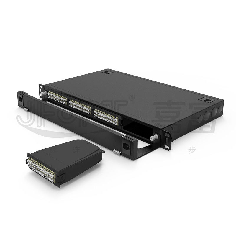 Module Box 1U Patch Panel 19 Inch LC DX 24 Cores * 4