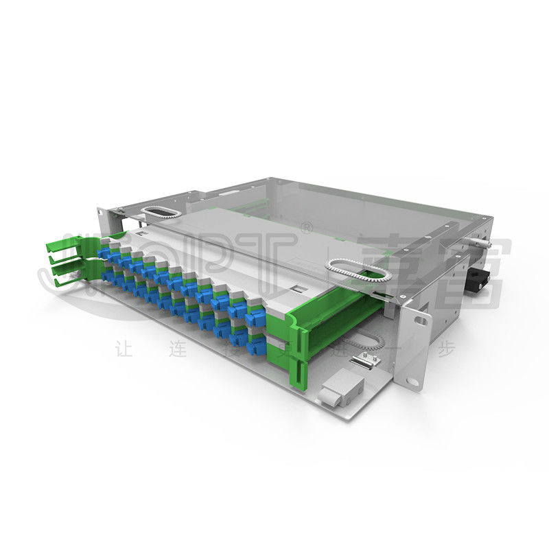 1.6U 24 Core SC/FC Optical Distribution Frame Optical ODF With G652D Pigtails