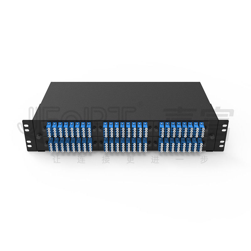 2U Sliding Rack Mount Fiber Patch Panel LC QX 196 Fibers Ultra Thin Fusion Splicing Tray