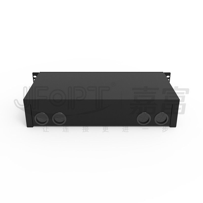 2U Sliding Rack Mount Fiber Patch Panel LC QX 196 Fibers Ultra Thin Fusion Splicing Tray