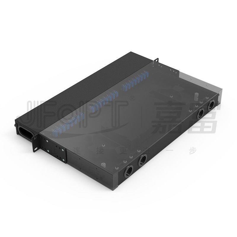 3 Adapter Sliding Patch Panel Fiber Distribution Box With 24 SC/UPC G652D LSZH Pigtails