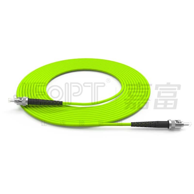 SC/FC/ST Fiber Optic Patch Cord Single-Mode/Multimode 2.0/3.0mm With Anti-Drop Dust Cap