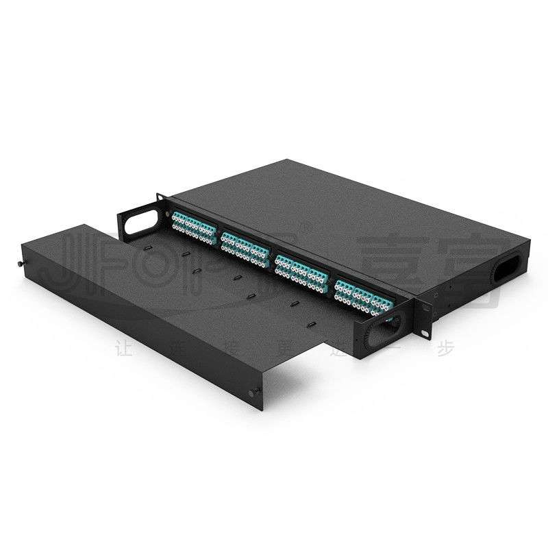 1U 19-Inch 4*24-Core MPO-LC MPO Cassette 96-Core MPO Distribution Box