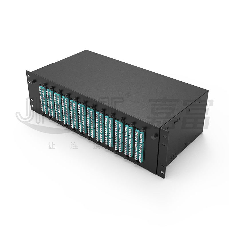 40/100G 3U 19-Inch 288-Core MPO Pull-Out Patch Panel MPO/PC-LC/UPC MM OM3/OM4 24-Core Module Box
