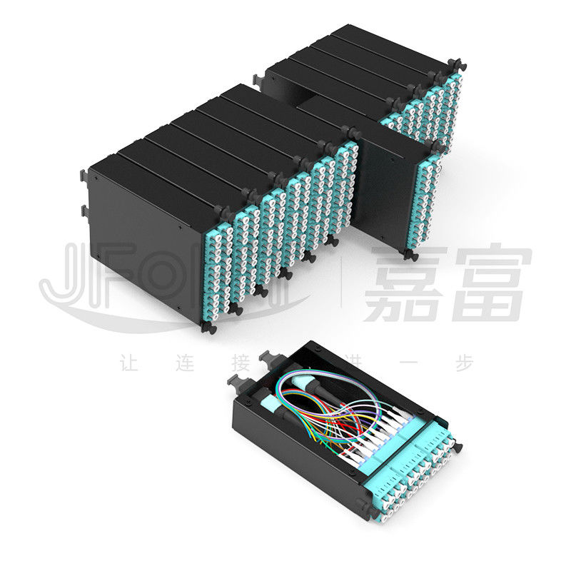 Singlemode / Multimode 12/24-Core 0.9mm MPO Patch Panel Module Box With Jumpers