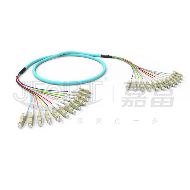 10 Gigabit Ribbon Branch Multimode Patch Cord 2-24 Cores OM3/OM4 Aqua LSZH Branch 2.0/3.0mm