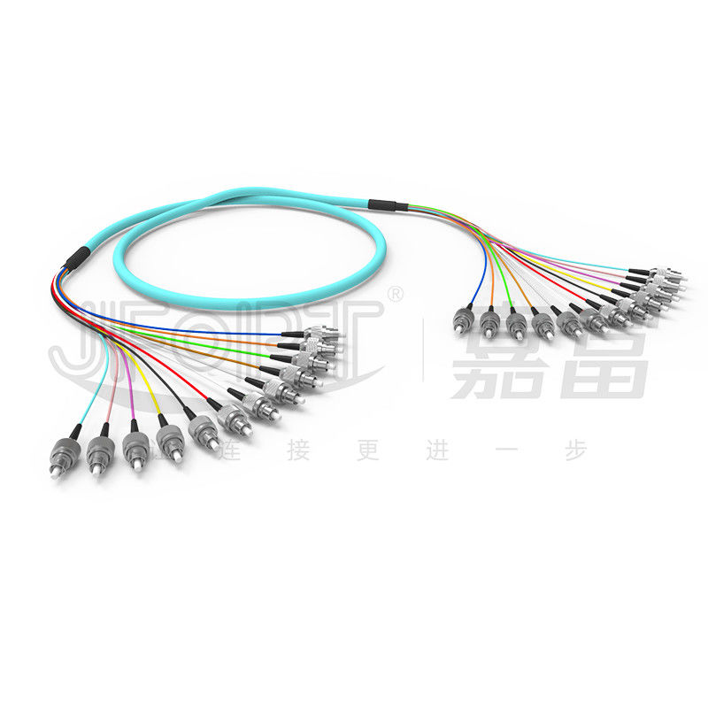 10 Gigabit Ribbon Branch Multimode Patch Cord 2-24 Cores OM3/OM4 Aqua LSZH Branch 2.0/3.0mm