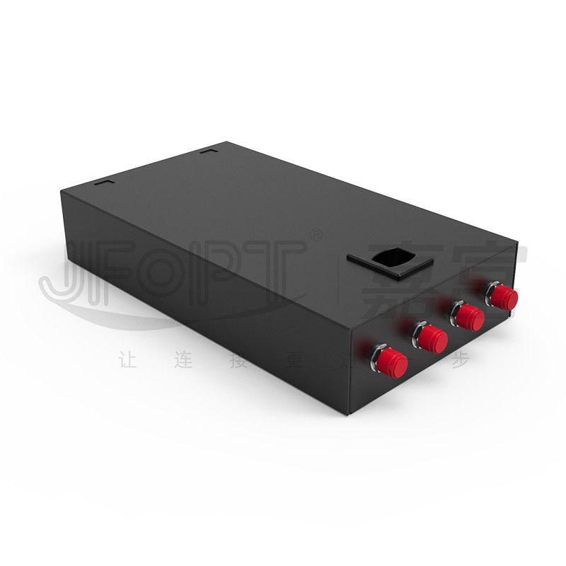 SC/LC/FC/ST 4-Core Latch Type Fiber Optic Termination Box Low Loss Telecom-Grade