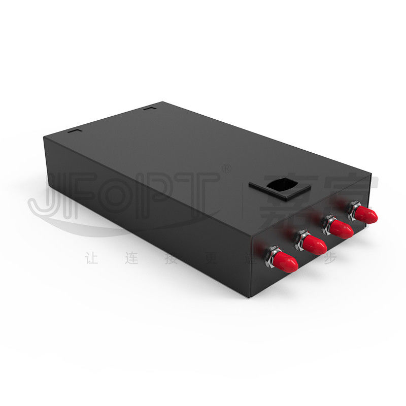 SC/LC/FC/ST 4-Core Latch Type Fiber Optic Termination Box Low Loss Telecom-Grade