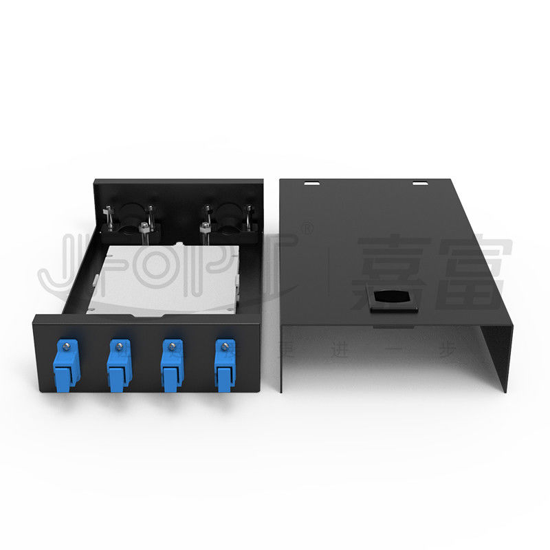 SC/LC/FC/ST 4-Core Latch Type Fiber Optic Termination Box Low Loss Telecom-Grade