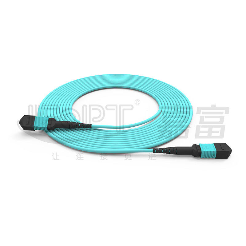 MPO Conncetor Return Loss ≥20dB MM OM3/OM4 MPO-MPO Patch Cord for Optical Fiber Communication