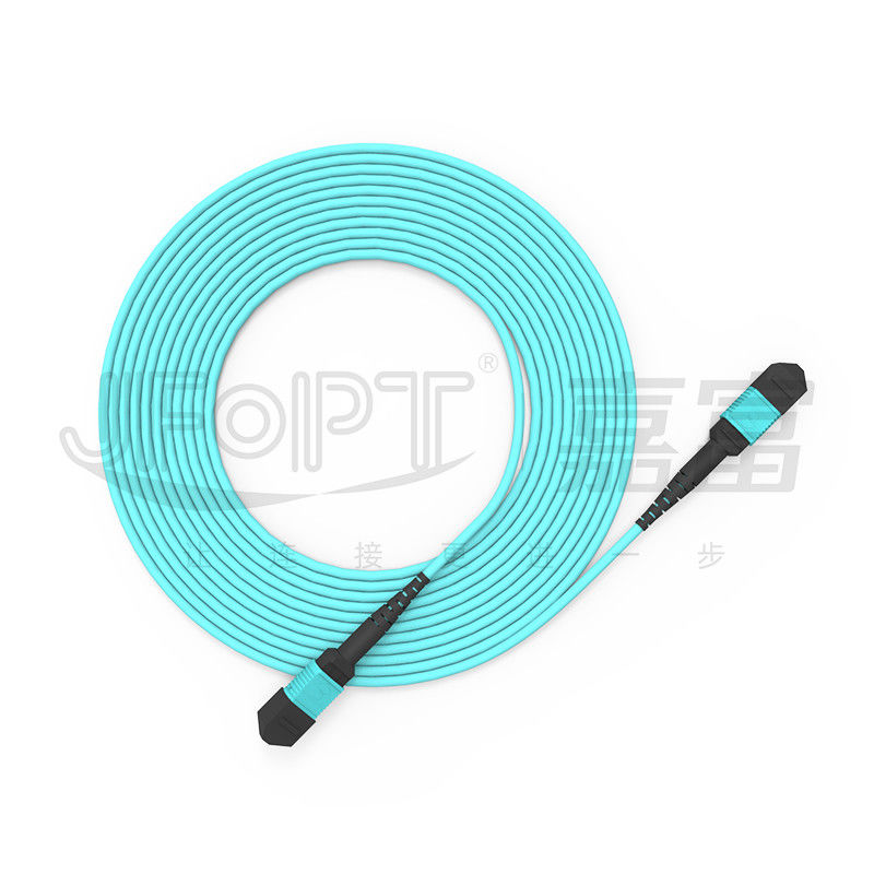 MPO Conncetor Return Loss ≥20dB MM OM3/OM4 MPO-MPO Patch Cord for Optical Fiber Communication