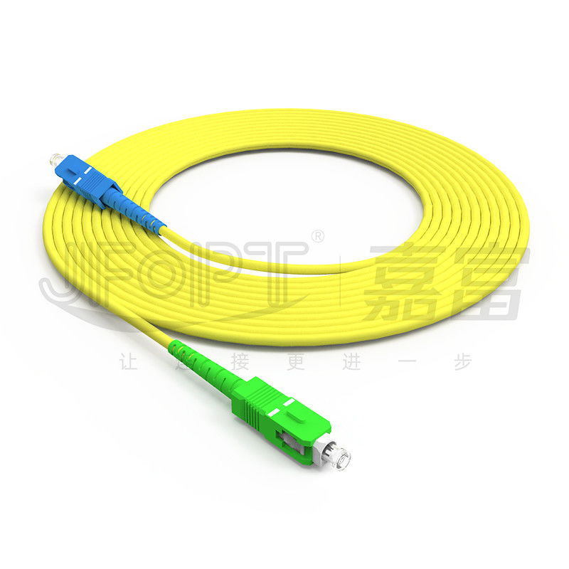 Wired LAN ONVIF 4G 3G Fiber Optic Cable SC UPC/APC End Face for Network Length Can Customized Patch Cord