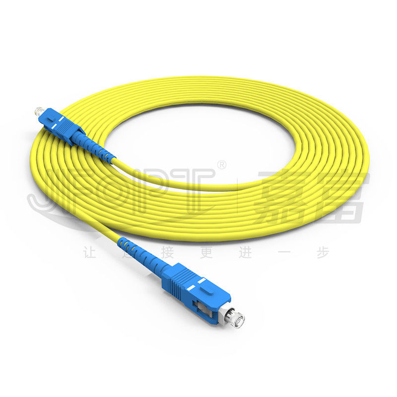 Wired LAN ONVIF 4G 3G Fiber Optic Cable SC UPC/APC End Face for Network Length Can Customized Patch Cord