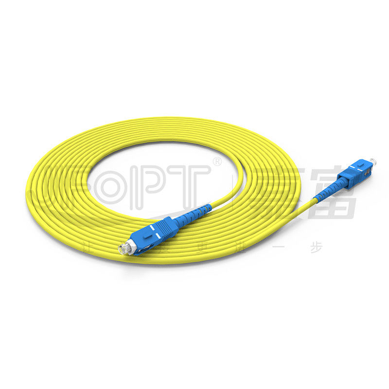Wired LAN ONVIF 4G 3G Fiber Optic Cable SC UPC/APC End Face for Network Length Can Customized Patch Cord