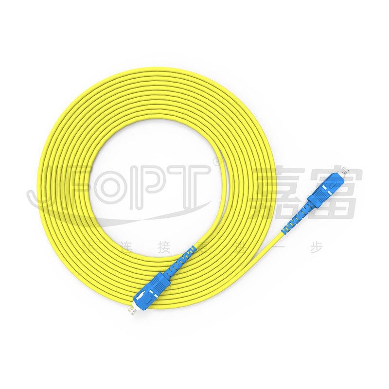 Wired LAN ONVIF 4G 3G Fiber Optic Cable SC UPC/APC End Face for Network Length Can Customized Patch Cord