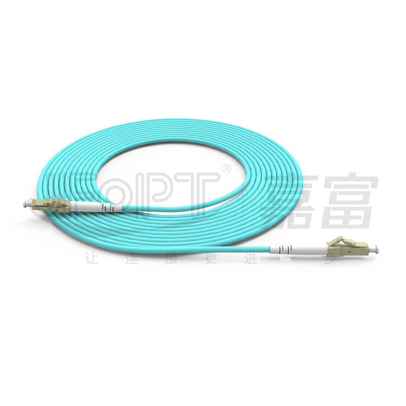 Multi Mode 2.0mm LC/APC SX Fiber Optic Patch Cord for High Speed Data Transmission