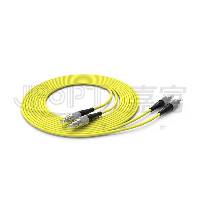 FC Connector Single Mode Fiber Jumpers For Metal Terminal Box with Buckle Lock OEM