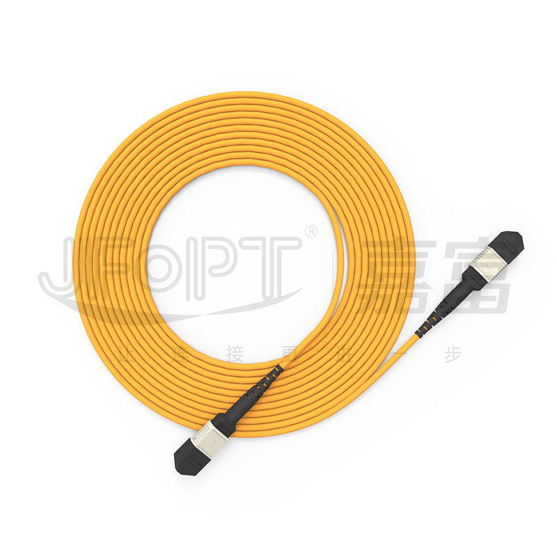 850nm Multimode Low Loss Ferrule MPO Trunk Cable Multi-core Fiber Optic Patch Cord