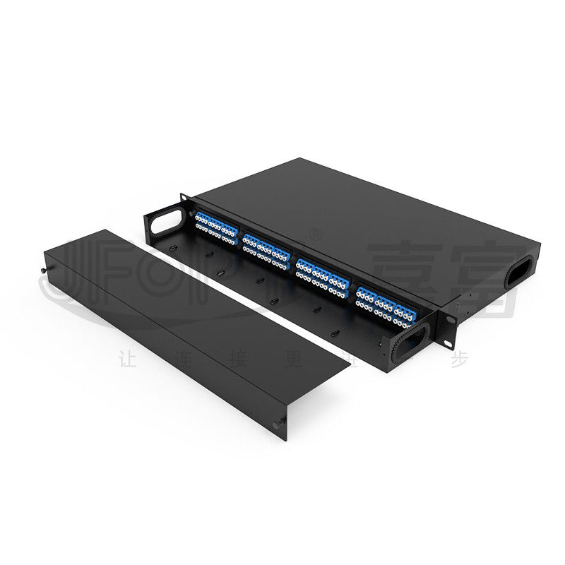 LC G652D 96-core MPO Module Box Rack Mount Fiber Patch Panel For High Density Data Center