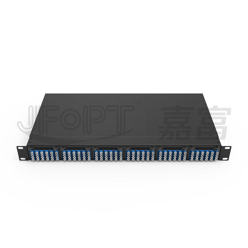 1U MPO-LC G657A1 144 Cores Density High Density Junction Box With LC Adapter Cold Rolled Steel Chassis