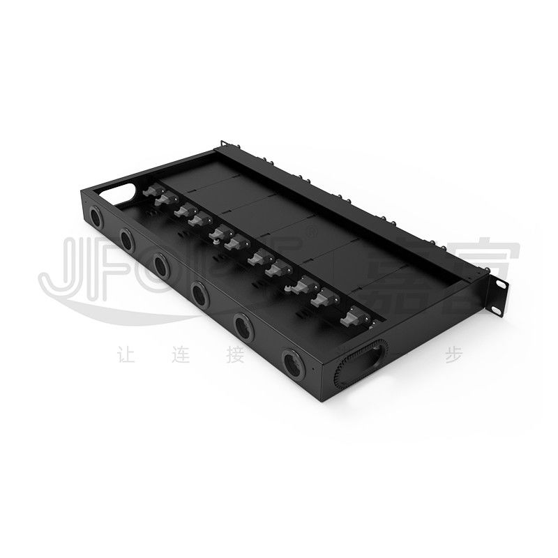 1U MPO-LC G657A1 144 Cores Density High Density Junction Box With LC Adapter Cold Rolled Steel Chassis